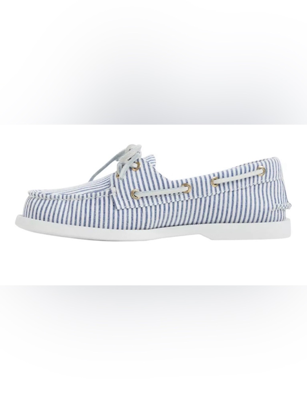 Sperry NWT Original 2 Eye Boat shoes Top Siders navy & white women’s 8 - Picture 3 of 9